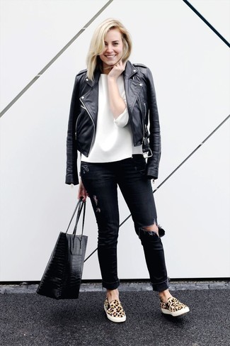 Schwarze Boyfriend Jeans kombinieren – 23 Damen Outfits