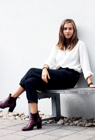 Schwarze Boyfriend Jeans kombinieren – 23 Damen Outfits