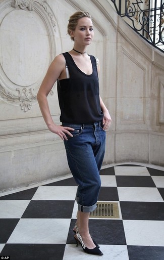 Schwarze Boyfriend Jeans kombinieren – 23 Damen Outfits