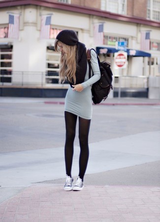 Schwarzen Segeltuch Rucksack kombinieren – 22 Damen Outfits