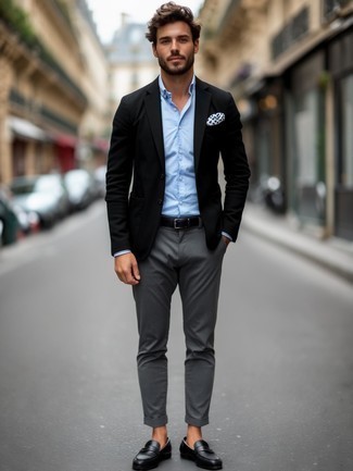 Schwarzen Segeltuchgürtel kombinieren – 245 Herren Outfits