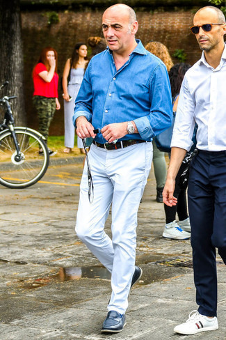 Schwarzen Segeltuchgürtel kombinieren – 245 Herren Outfits