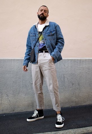 Schwarzen Segeltuchgürtel kombinieren – 22 Herren Outfits kühl Wetter