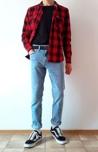 Schwarzen Segeltuchgürtel kombinieren – 245 Herren Outfits