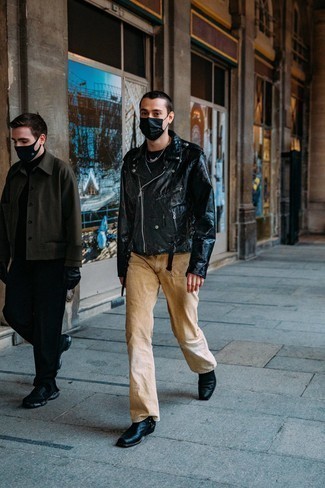 Schwarzen Segeltuchgürtel kombinieren – 22 Herren Outfits kühl Wetter