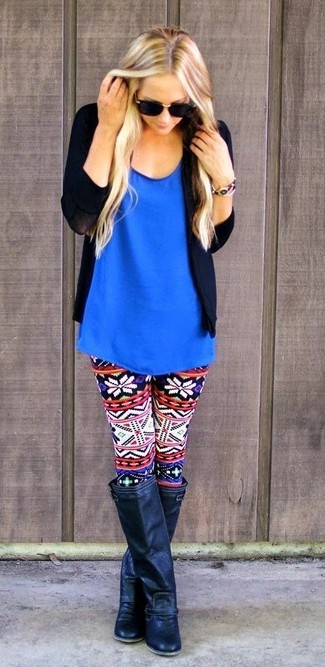 Schwarze Strickjacke kombinieren – 201 Damen Outfits