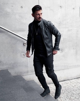 Welche Bomberjacken mit schwarzer Cargohose zu tragen – 25 Herren Outfits