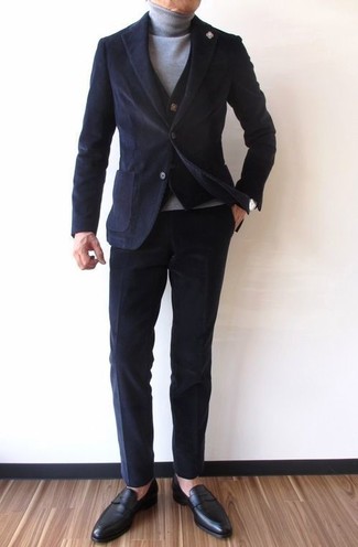 Schwarze Cord Chinohose kombinieren – 64 Herren Outfits