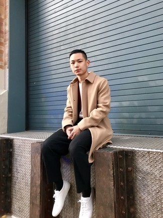 Schwarze Cord Chinohose kombinieren – 64 Herren Outfits
