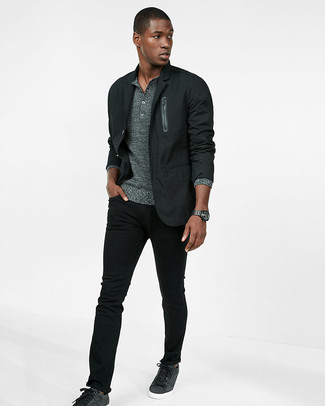 Schwarze Baumwolljacke kombinieren – 30 Herren Outfits warm Wetter