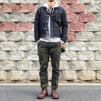 Schwarze Jeansjacke kombinieren – 296 Herren Outfits warm Wetter