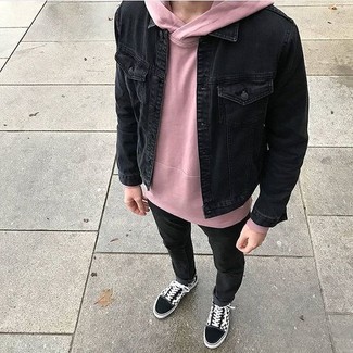 Schwarze Jeansjacke kombinieren – 296 Herren Outfits warm Wetter