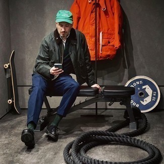Welche Jacken mit einer Kentkragen und Knöpfen mit schwarzer Chukka-Stiefel zu tragen – 9 Herren Outfits