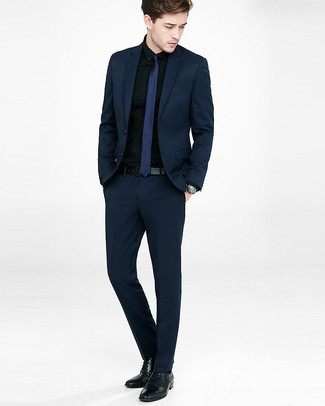 Schwarzes Businesshemd kombinieren – 354 Herren Outfits