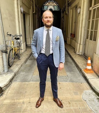 Schwarze Krawatte mit Blumenmuster kombinieren – 19 Herren Outfits