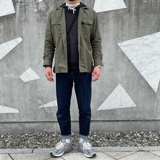 Welche Rollkragenpullover mit schwarzen Pullovers mit einem Kapuze zu tragen – 26 Herren Outfits