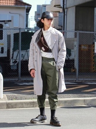 Schwarze Leder Baseballkappe kombinieren – 18 Herren Outfits