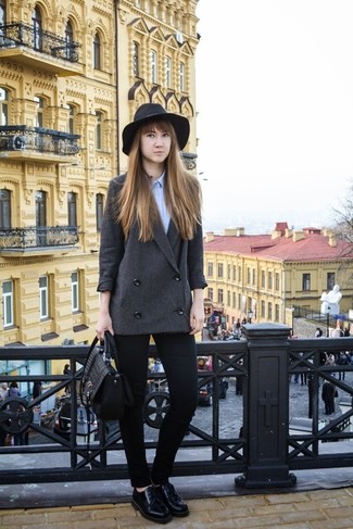 Schwarze Oxford Schuhe kombinieren – 148 Damen Outfits