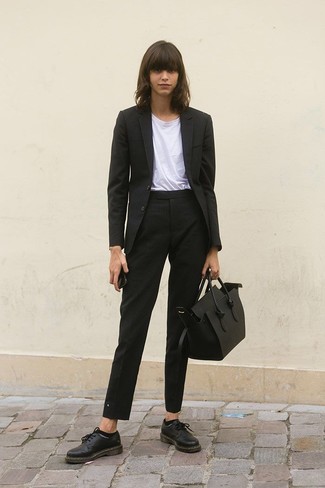 Schwarze Oxford Schuhe kombinieren – 148 Damen Outfits
