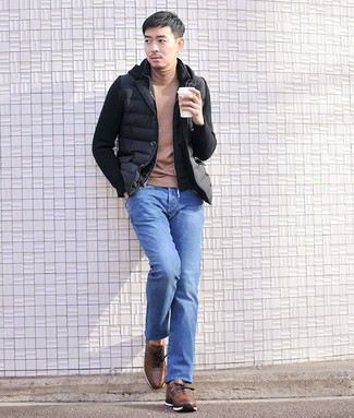 Schwarzes gestepptes Sakko kombinieren – 18 Herren Outfits
