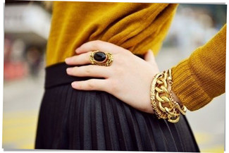 Schwarzen Ring kombinieren – 32 Damen Outfits warm Wetter
