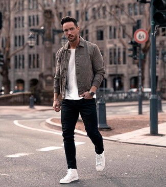 Welche Shirtjacken mit schwarzer enger Jeans zu tragen – 73 Herren Outfits