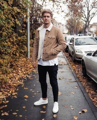 Welche Shirtjacken mit schwarzer enger Jeans zu tragen – 73 Herren Outfits