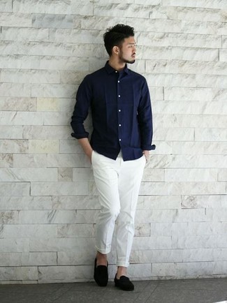 20 Jährige: Schwarze Wildleder Slipper kombinieren – 40 Sommer Herren Outfits