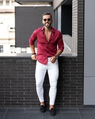 Schwarze Wildleder Slipper kombinieren – 793+ Herren Outfits
