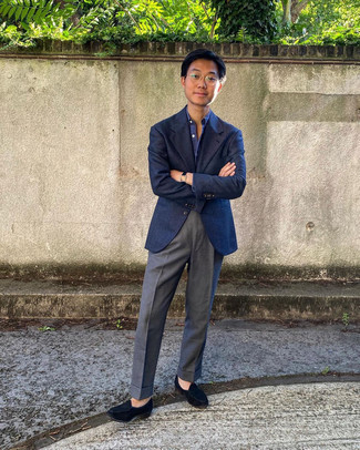 20 Jährige: Schwarze Wildleder Slipper kombinieren – 40 Sommer Herren Outfits