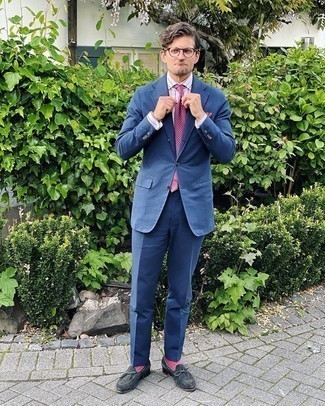 Schwarze Wildleder Slipper kombinieren – 695+ Herren Outfits warm Wetter