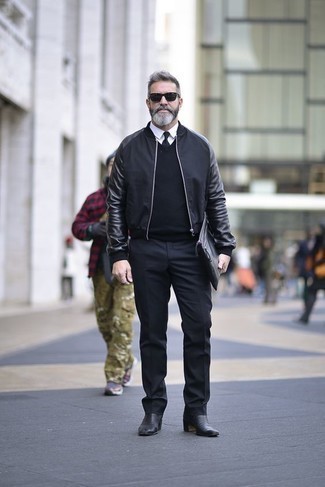 Schwarzen Pullunder kombinieren – 117 Herren Outfits