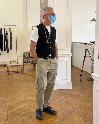 Schwarzen Pullunder kombinieren – 18 Frühling Herren Outfits