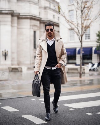 Schwarzen Pullunder kombinieren – 117 Herren Outfits