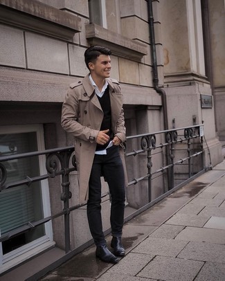 Schwarzen Pullunder kombinieren – 117 Herren Outfits