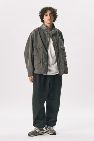Welche Windjacken mit schwarzer Jogginghose zu tragen – 22 Herren Outfits
