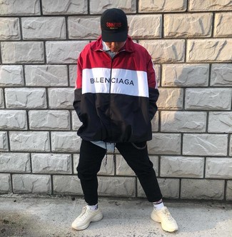 Welche Windjacken mit schwarzer Jogginghose zu tragen – 22 Herren Outfits