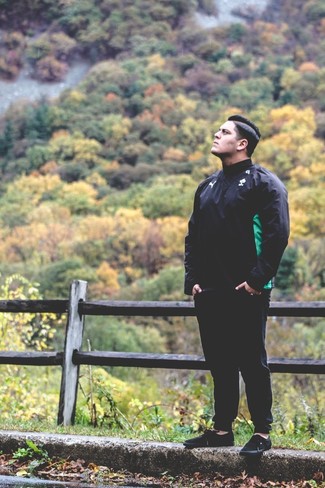 Welche Windjacken mit schwarzer Jogginghose zu tragen – 22 Herren Outfits