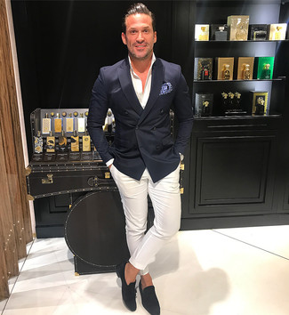 Welche Zweireiher-Sakkos mit schwarzer Slipper mit Quasten zu tragen – 170 Herren Outfits