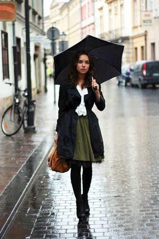 Schwarzen Trenchcoat kombinieren – 72 Damen Outfits