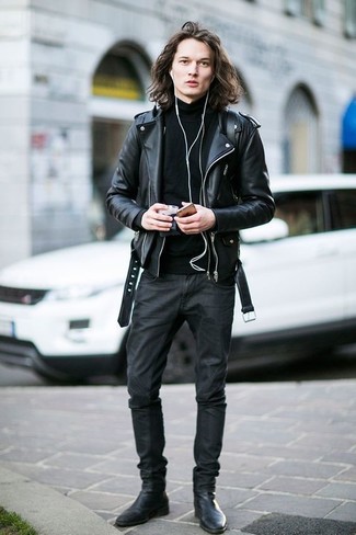 Welche Chelsea Boots mit schwarzen Rollkragenpullovers zu tragen – 507+ Herren Outfits