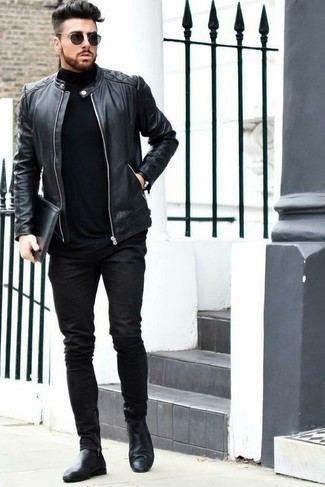 Welche Chelsea Boots mit schwarzen Rollkragenpullovers zu tragen – 507+ Herren Outfits