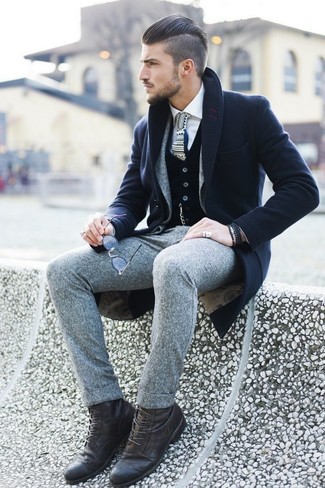 Welche Businesshemden mit schwarzer Weste zu tragen – 115 Herren Outfits