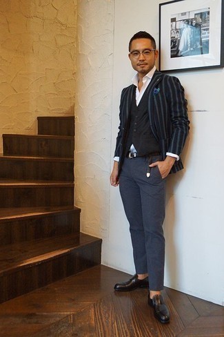 Welche Businesshemden mit schwarzer Weste zu tragen – 115 Herren Outfits