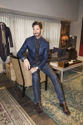 40 Jährige: Welche Businesshemden mit schwarzer Weste zu tragen – 12 Herren Outfits