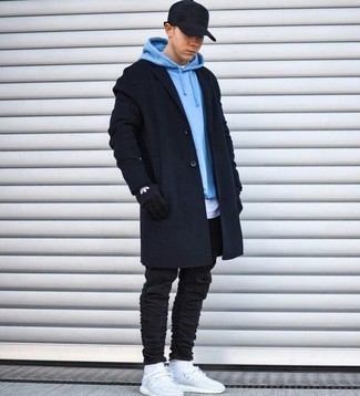 Schwarze Wollhandschuhe kombinieren – 56 Herren Outfits kühl Wetter