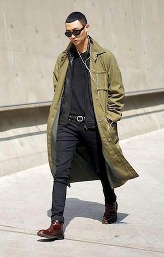 Schwarzen Pullover mit einem Reißverschluß kombinieren – 86 Herren Outfits