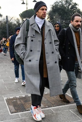 Schwarzen Pullover mit einem Reißverschluß kombinieren – 86 Herren Outfits