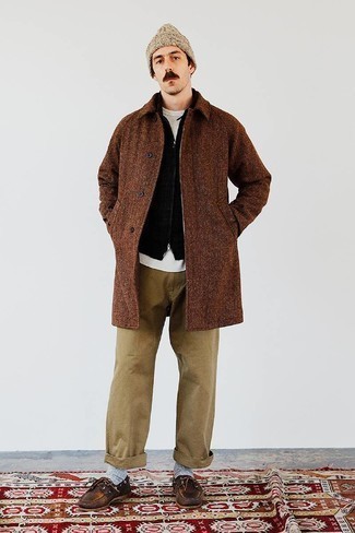 Schwarzen Pullover mit einem Reißverschluß kombinieren – 86 Herren Outfits