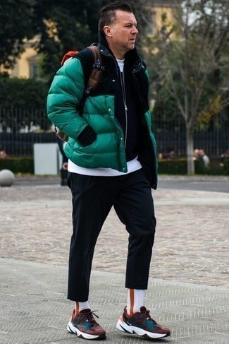 Schwarzen Pullover mit einem Reißverschluß kombinieren – 86 Herren Outfits